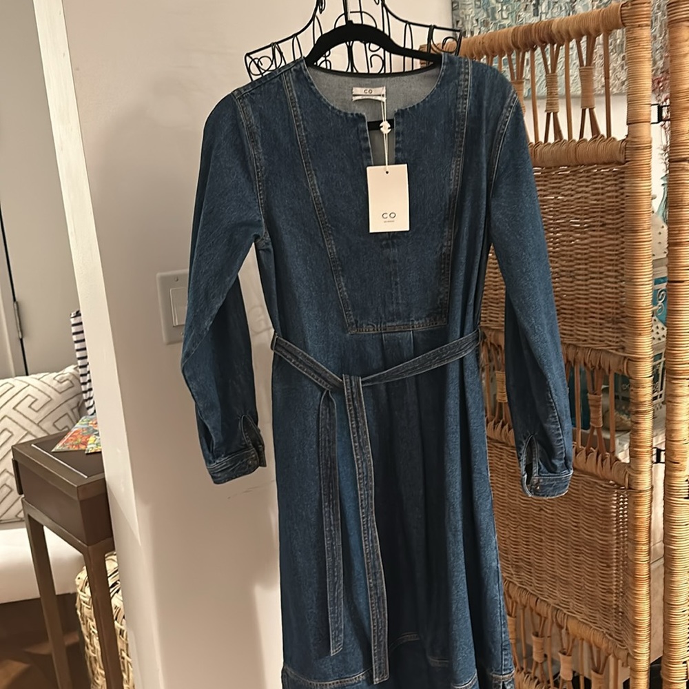 CO NWT Front Bib Dress